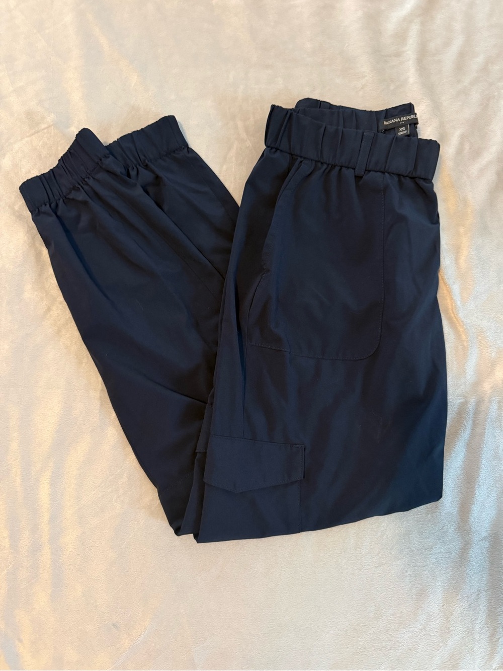 Banana Republic Navy Tencel Joggers